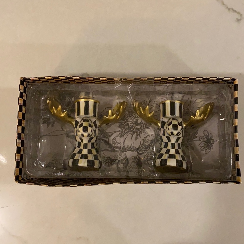 MacKenzie Childs Candlestick Holders